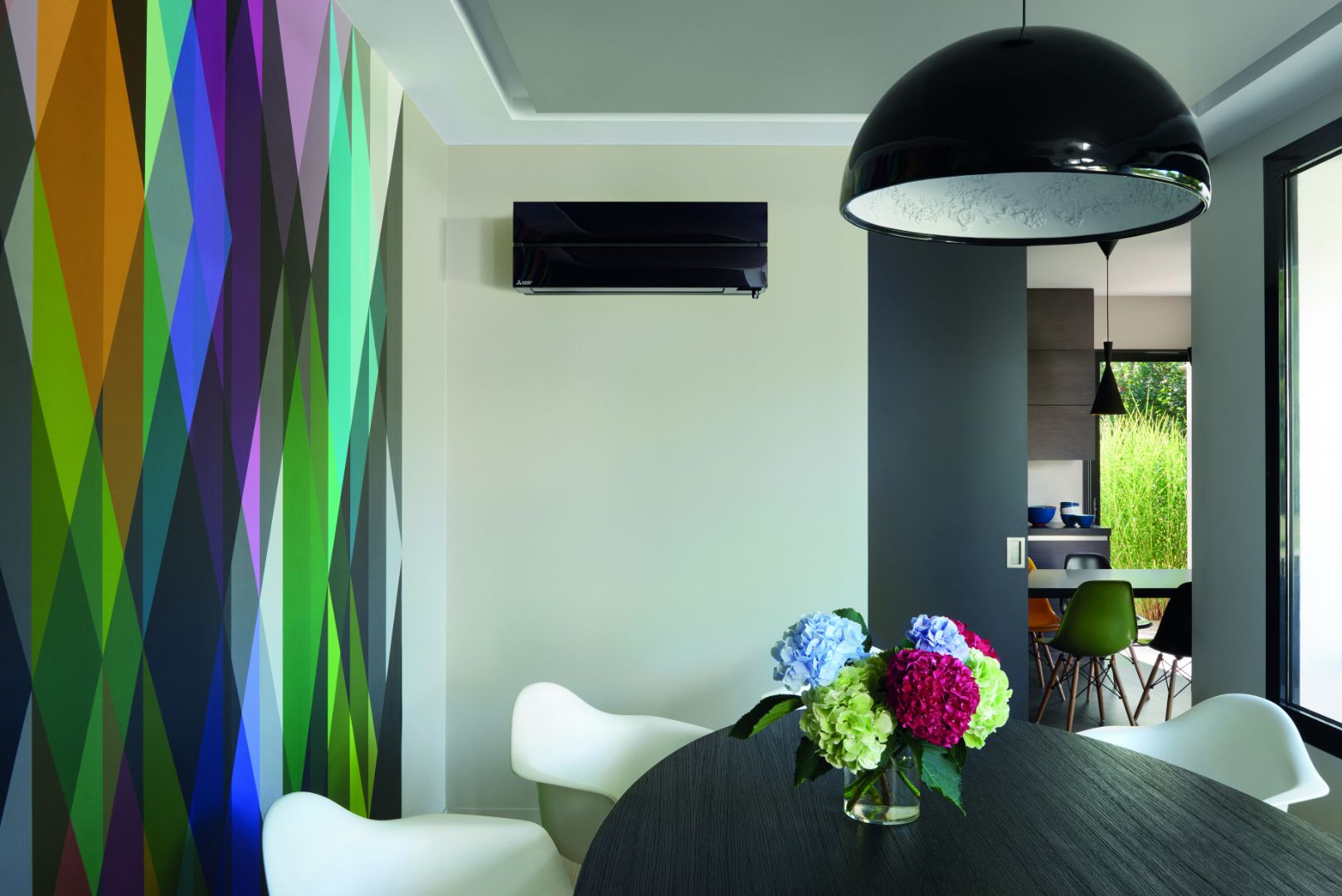 Mitsubishi Electric LN Diamond Onyx Black 5.0kW Wandmodel